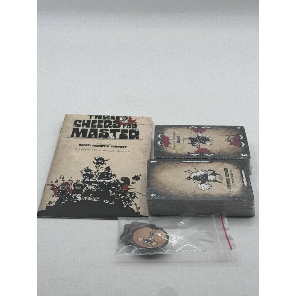 Three Cheers for Master Card Game NEW OPEN BOX